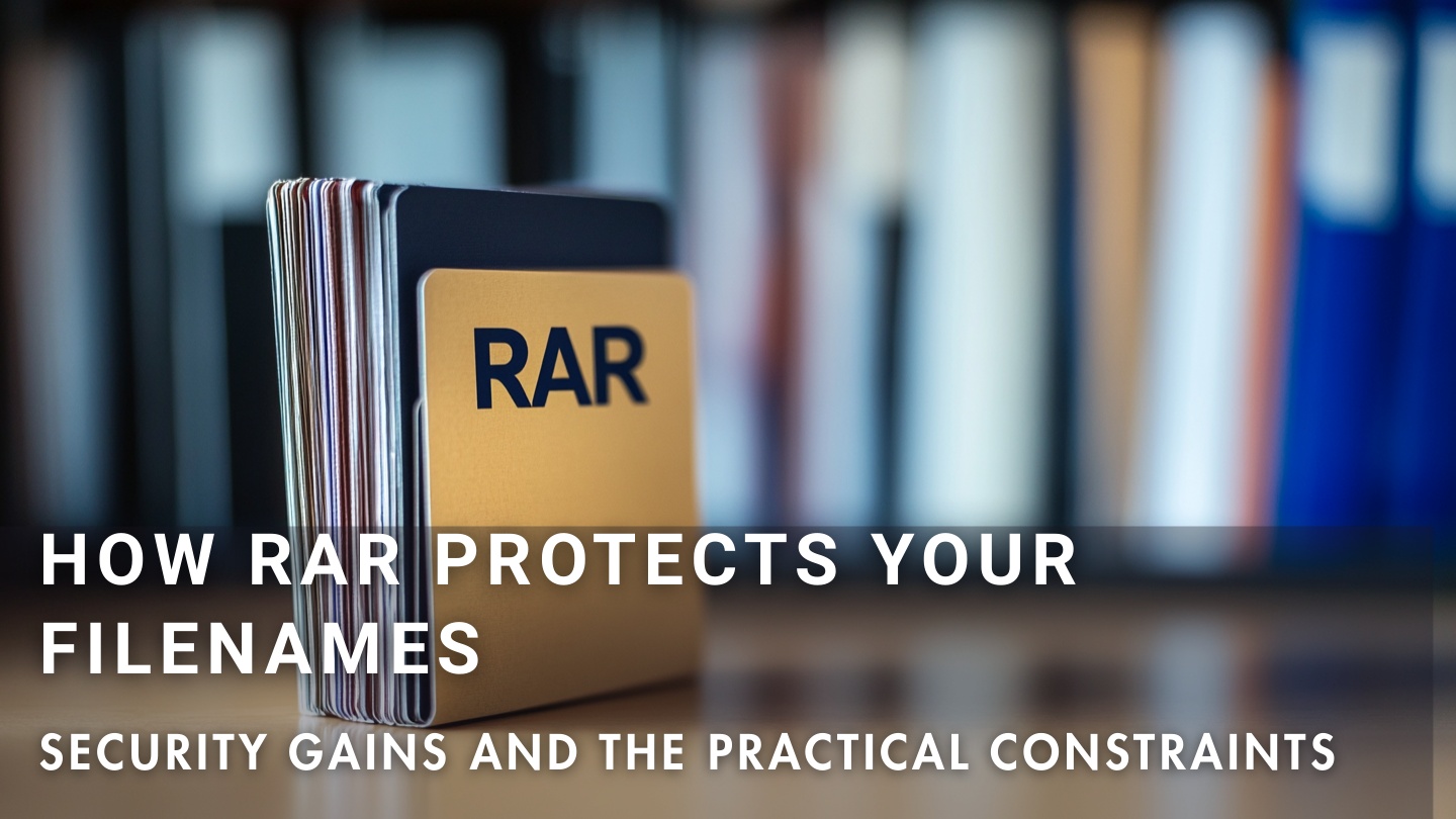 How RAR filename encryption works and what privacy and diagnostic limits it creates