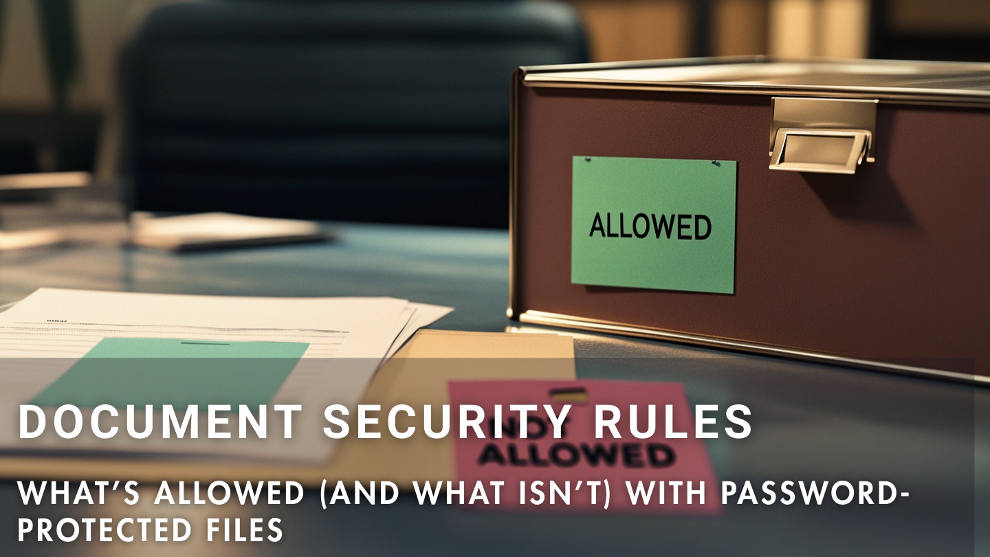 Legal and ethical principles for handling password-protected files responsibly