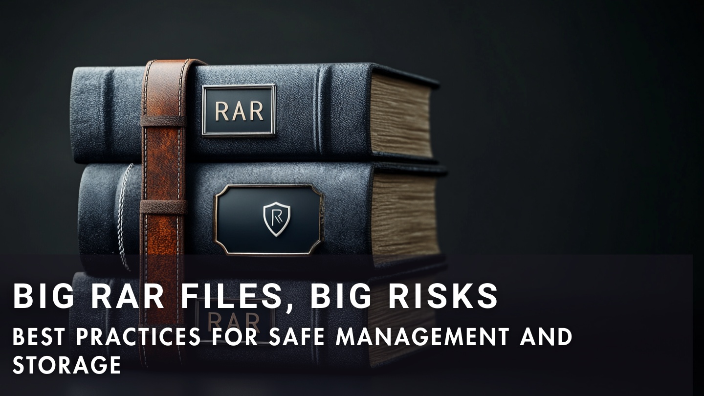 How to safely manage large RAR archives and reduce storage risks
