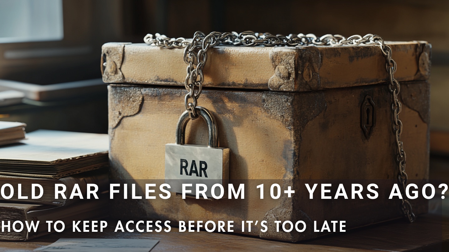 How to avoid losing access to RAR archives older than ten years