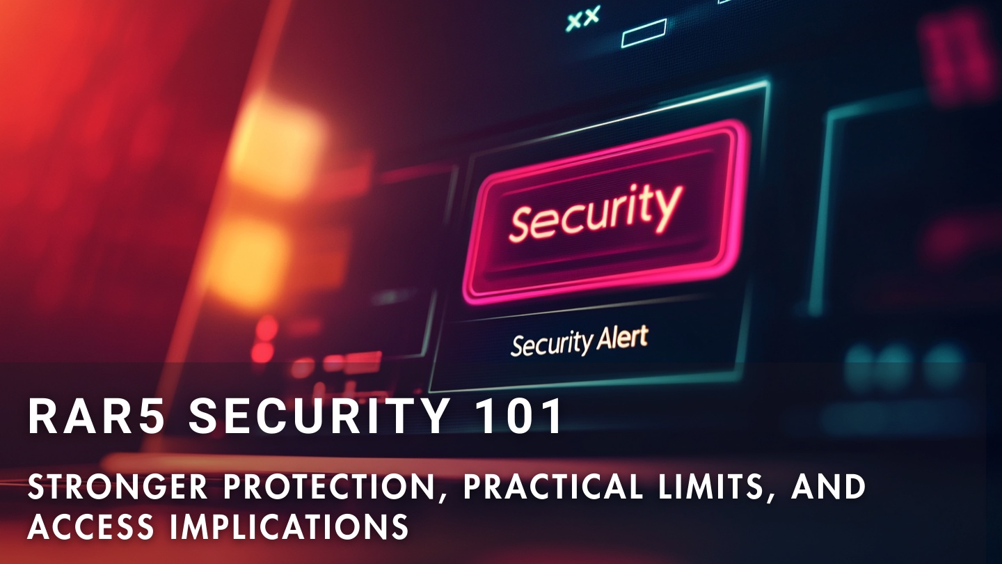 Why RAR5 encryption is stronger and how it affects archive access